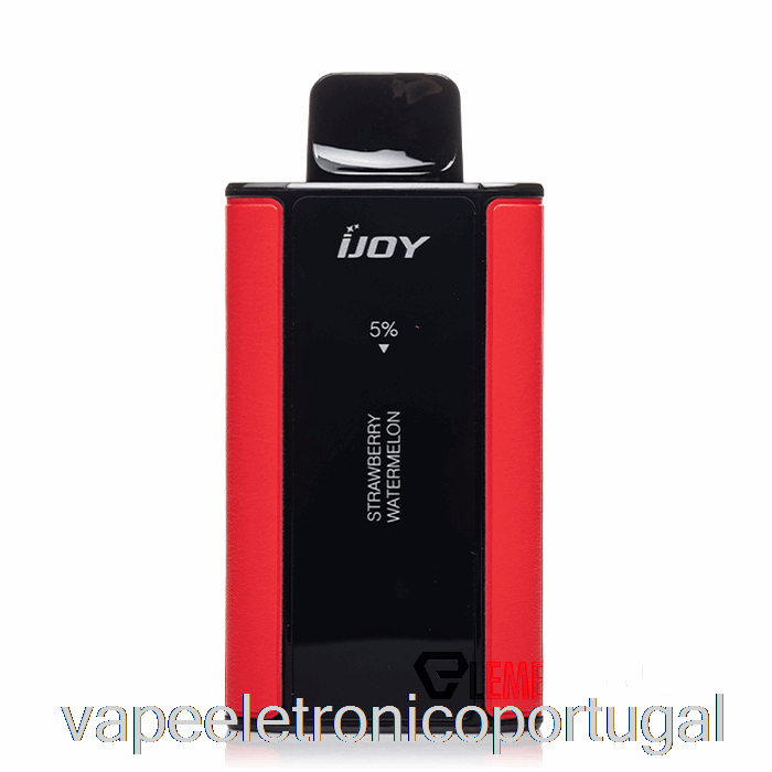 Vape Eletrônico Ijoy Capitão 10000 Descartável Morango Melancia